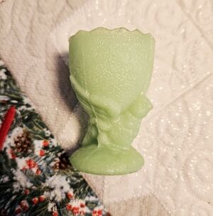 Vintage French Jadiete Eggcup